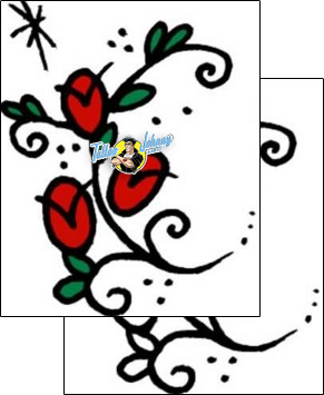 Flower Tattoo plant-life-flowers-tattoos-andrea-ale-aaf-04248