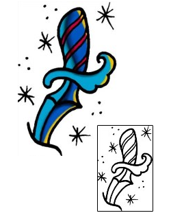 Dagger Tattoo Specific Body Parts tattoo | AAF-04268