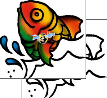 Fish Tattoo marine-life-fish-tattoos-andrea-ale-aaf-04308