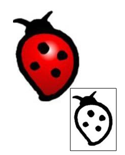 Ladybug Tattoo Insects tattoo | AAF-04341