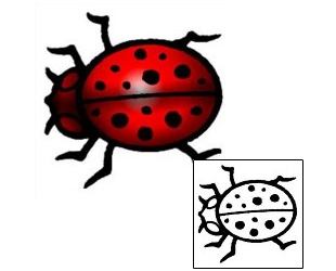 Ladybug Tattoo Insects tattoo | AAF-04343