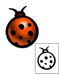 Ladybug Tattoo Insects tattoo | AAF-04389