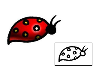 Ladybug Tattoo Insects tattoo | AAF-04395