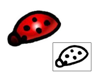 Ladybug Tattoo Insects tattoo | AAF-04426