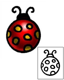 Ladybug Tattoo Insects tattoo | AAF-04459