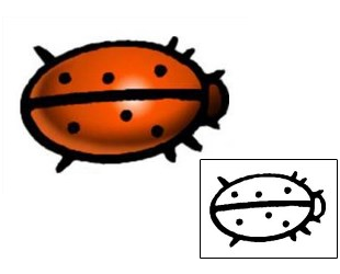 Ladybug Tattoo Insects tattoo | AAF-04470