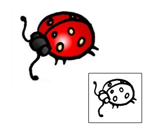 Ladybug Tattoo Insects tattoo | AAF-04476