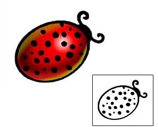 Ladybug Tattoo Insects tattoo | AAF-04523