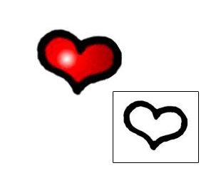 Heart Tattoo For Women tattoo | AAF-04565