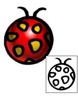 Ladybug Tattoo Insects tattoo | AAF-04581