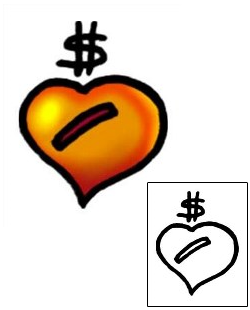 Money Tattoo Specific Body Parts tattoo | AAF-04971