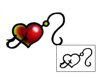 Heart Tattoo Specific Body Parts tattoo | AAF-04988