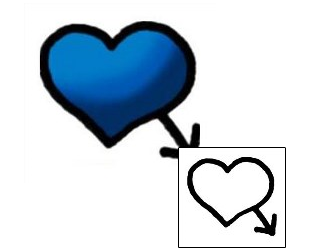 Heart Tattoo Miscellaneous tattoo | AAF-05064
