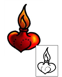 Heart Tattoo Religious & Spiritual tattoo | AAF-05068