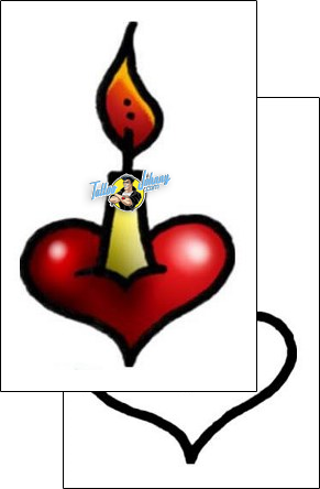 Heart Tattoo candle-tattoos-andrea-ale-aaf-05074