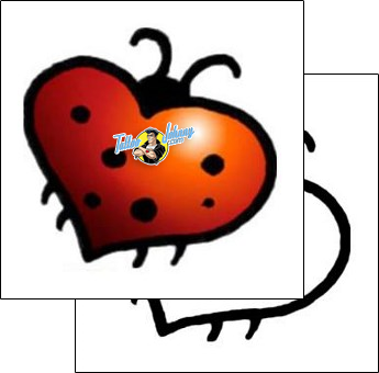 Heart Tattoo insects-ladybug-tattoos-andrea-ale-aaf-05076