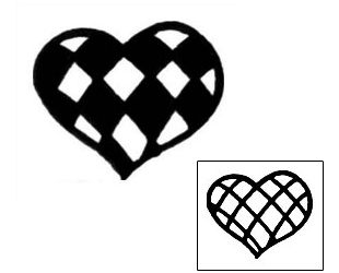 Heart Tattoo Specific Body Parts tattoo | AAF-05080