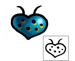 Ladybug Tattoo Specific Body Parts tattoo | AAF-05117