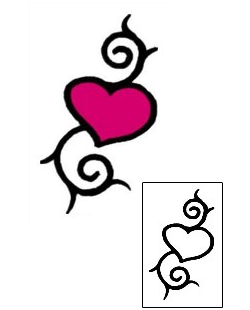 Heart Tattoo AAF-05120
