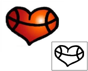 Heart Tattoo Specific Body Parts tattoo | AAF-05147