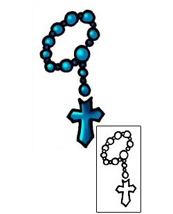 Rosary Beads Tattoo Religious & Spiritual tattoo | AAF-05188