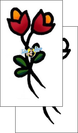 Flower Tattoo plant-life-flowers-tattoos-andrea-ale-aaf-05202