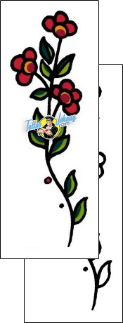 Flower Tattoo plant-life-flowers-tattoos-andrea-ale-aaf-05214