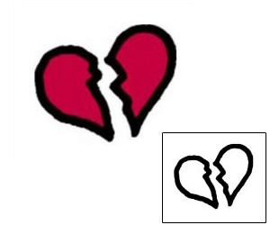 Broken Heart Tattoo For Women tattoo | AAF-05217