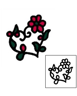 Heart Tattoo Plant Life tattoo | AAF-05259
