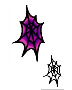 Spider Web Tattoo Specific Body Parts tattoo | AAF-05260