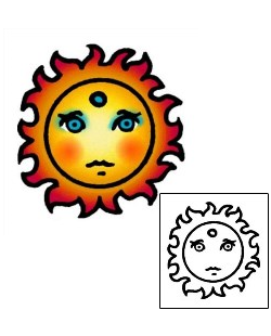 Sun Tattoo Astronomy tattoo | AAF-05273