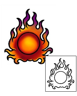 Sun Tattoo Astronomy tattoo | AAF-05275