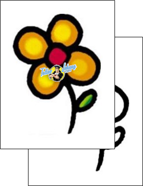 Flower Tattoo plant-life-flowers-tattoos-andrea-ale-aaf-05312