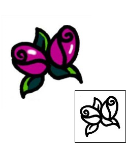 Flower Tattoo Specific Body Parts tattoo | AAF-05455