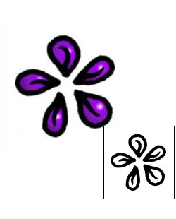 Flower Tattoo Specific Body Parts tattoo | AAF-05475