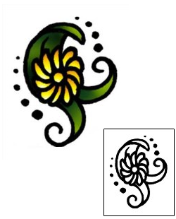 Flower Tattoo Specific Body Parts tattoo | AAF-05491