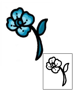 Flower Tattoo Specific Body Parts tattoo | AAF-05513