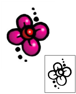 Flower Tattoo Specific Body Parts tattoo | AAF-05531