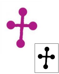 Cross Tattoo Specific Body Parts tattoo | AAF-05558