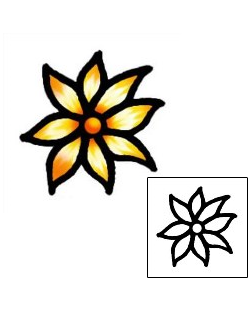 Flower Tattoo Specific Body Parts tattoo | AAF-05676