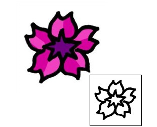 Flower Tattoo Specific Body Parts tattoo | AAF-05677