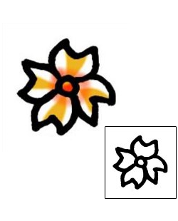 Flower Tattoo Specific Body Parts tattoo | AAF-05679