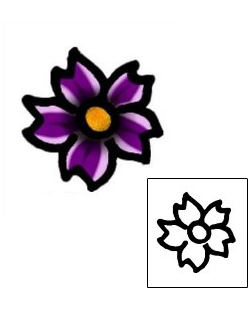 Flower Tattoo Specific Body Parts tattoo | AAF-05680