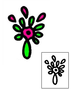 Flower Tattoo Specific Body Parts tattoo | AAF-05684