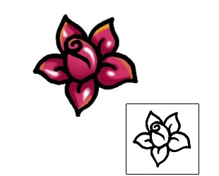 Flower Tattoo Specific Body Parts tattoo | AAF-05696
