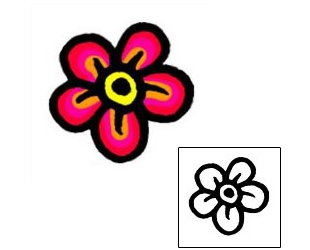 Flower Tattoo Specific Body Parts tattoo | AAF-05713