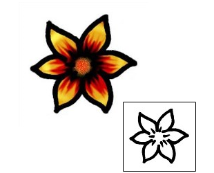 Flower Tattoo Specific Body Parts tattoo | AAF-05726