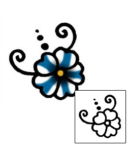 Flower Tattoo Specific Body Parts tattoo | AAF-05732