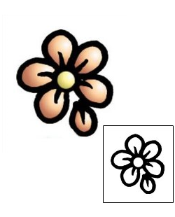 Flower Tattoo Specific Body Parts tattoo | AAF-05733