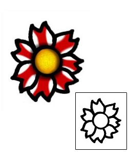 Flower Tattoo Specific Body Parts tattoo | AAF-05734